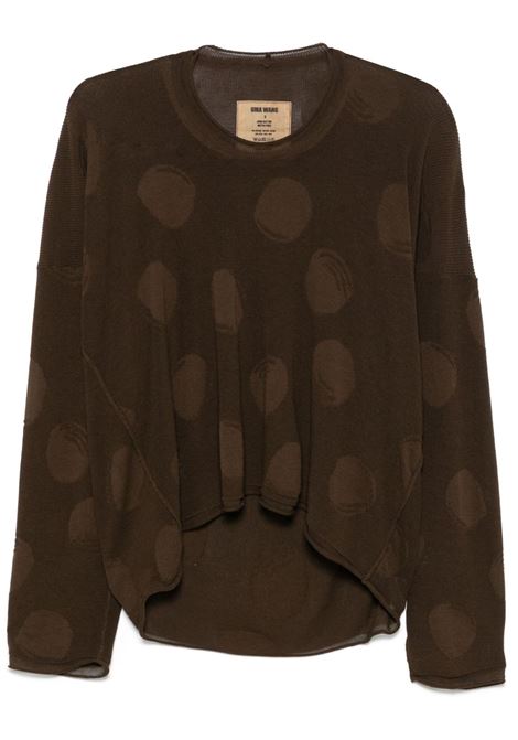 long slevee top woman brown UMA WANG | UK7114UW600